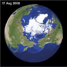 Ice condition over the Arctic Oceann(Analyzed by WNI Global Ice Center)