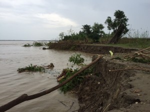 2015 Myanmar Torrential Rains and Floods Damage Assessment at Irrawaddy River Banks