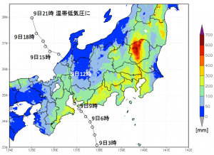 Heavy Rain/Flooding September 8-10 Associated with Tropical Storm Etau