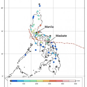 Typhoon Melor Brings Torrential Rains over the Central Philippines