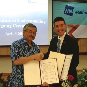 Weathernews Inc. and Indonesia’s BMKG Sign MoU for Reducing Victims and Damage from Natural Disasters