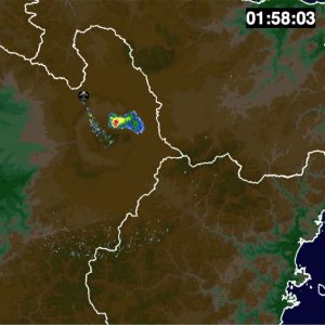 Weathernews Proprietary Infrastructure “WITH Radar” Observed Volcanic Ash Plume from Eruption of Mt. Aso