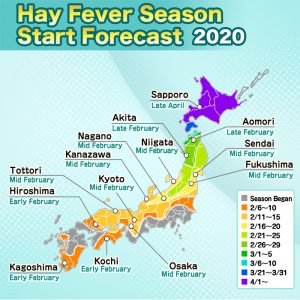 Hay fever season has started early after a warm winter