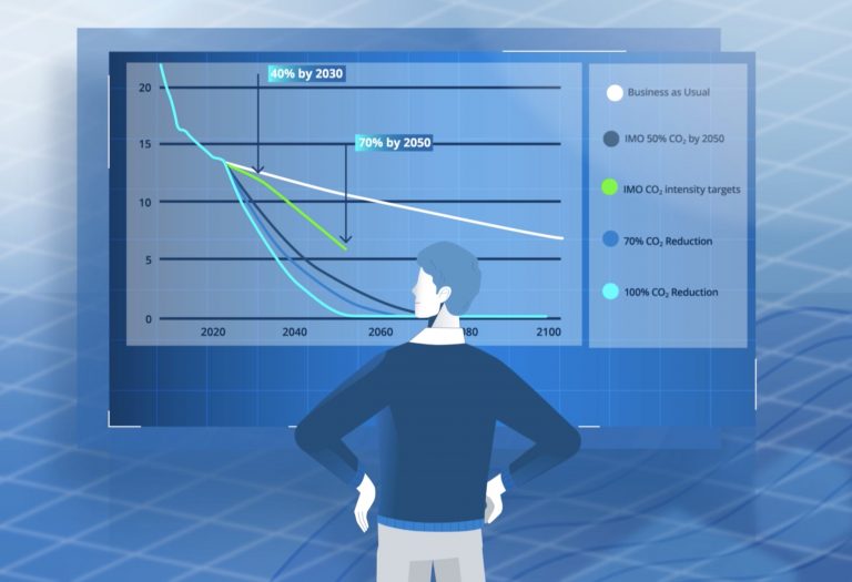 Ship owner overlooking emission savings